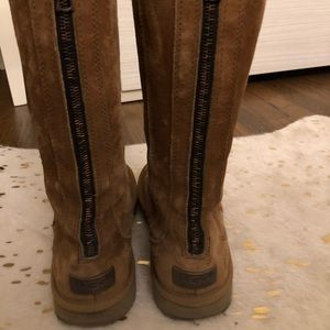Chestnut Knightsbridge Zip up the back Ugg Boots